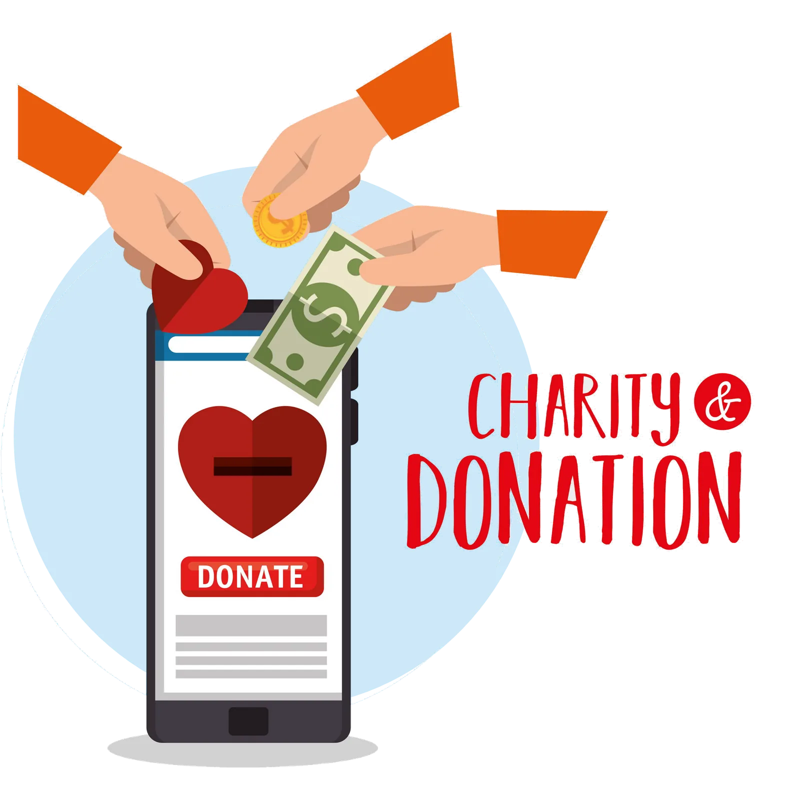 online charity and donation
